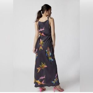 Urban Outfitters Colorful Fish Print Maxi Dress